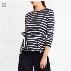 NWT J Crew Tie Waist Top